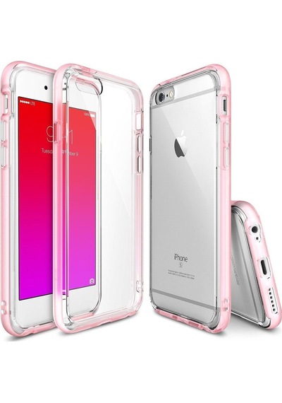 Ringke Frame Frost 6s/ 6 İle Uyumlu Çerçeveli Bumper Kılıf Pink