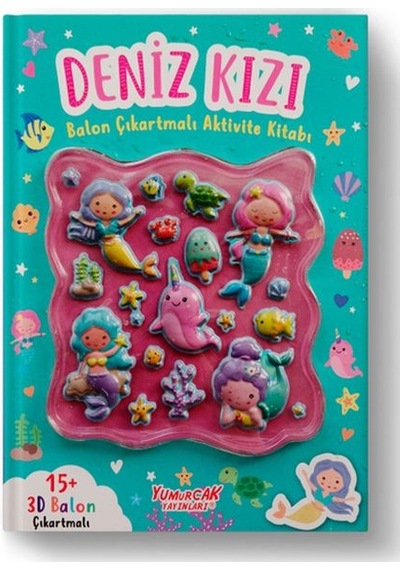 Deniz Kızı Balon Çıkartmalı Aktivite Kitabı - Rjcı-759077