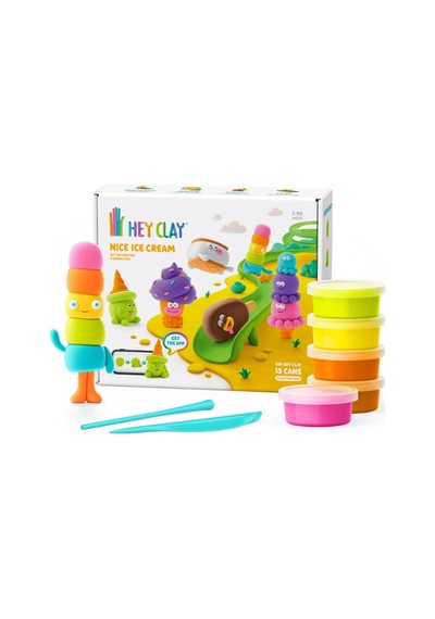 Hey Clay Yaratıcı Kil Seti - Nice Ice Cream