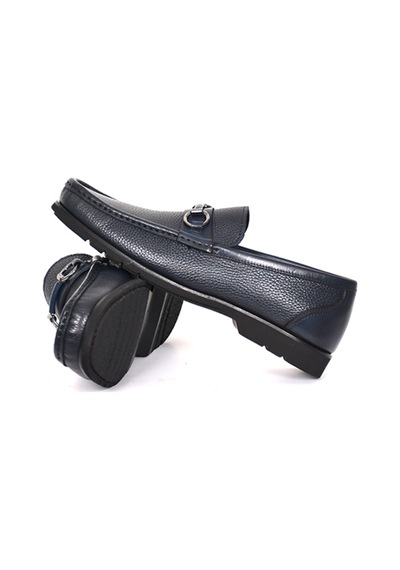 Tuna Hakiki Deri Laicvert Loafer Erkek Ayakkabı Eva Taban - Toka Detaylı - 1019 Lacivert Tuna Hakiki Deri Laicvert Loafer Erkek Ayakkabı Eva Taban - Toka Detaylı - 1019 Lacivert