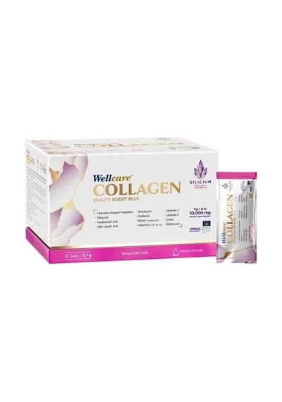 Wellcare Beauty Boost Plus Karpuz Aromalı Kolajen 30 Saşe