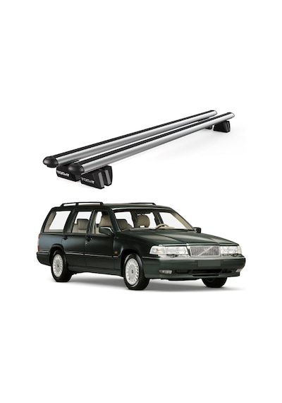Pençe Volvo 960 Sw 1991-1998 Uyumlu Gri Ara Atkı Port Bagaj Tavan Barı
