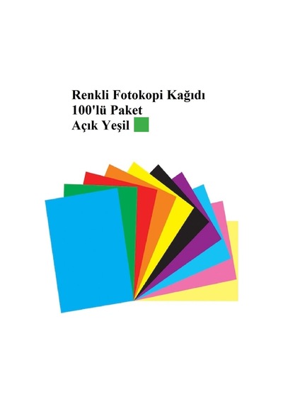 Karmaofis Açık Yeşil Fotokopi Kağıdı 100'lü