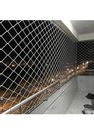 2,50 X 20 Metre Çocuk Güvenlik Filesi Kalınlık 3 Mm Balkon Güvenl