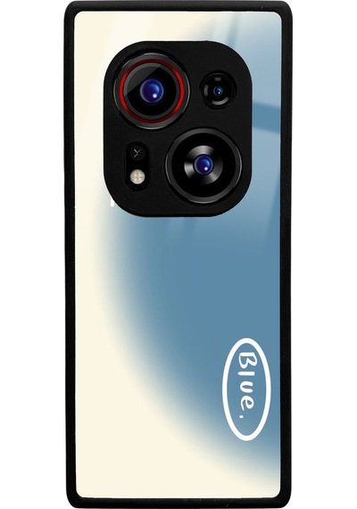 Tecno Phantom X2 Pro Uyumlunice Blue Tasarımlı Glossy Telefon Kılıfı Çok Renkli