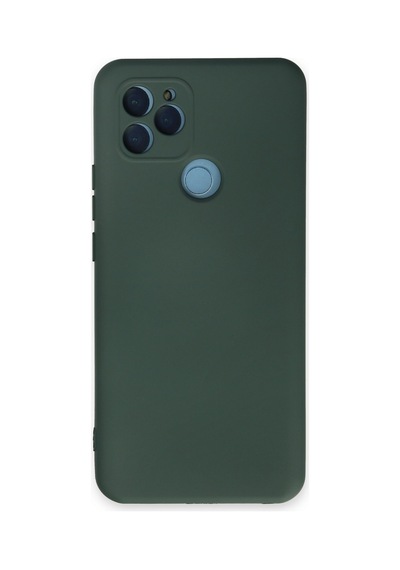 General Mobile Gm 22 Kılıf Nano İçi Kadife Lansman Silikon - Koyu Yeşil Koyu Yeşil