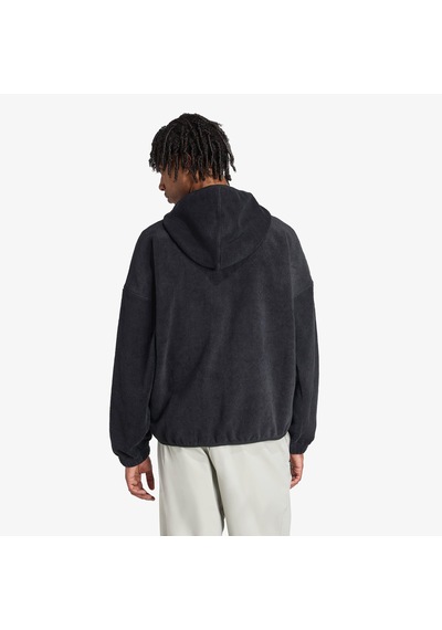 Adidas Future İcons Small Logo Low Pile Fleece Full Zip Erkek Siyah Eşofman Üstü Jm6053 Siyah