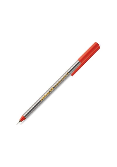 Edding E-55 Fine Kalem Çelik Karmina Kırmızısı