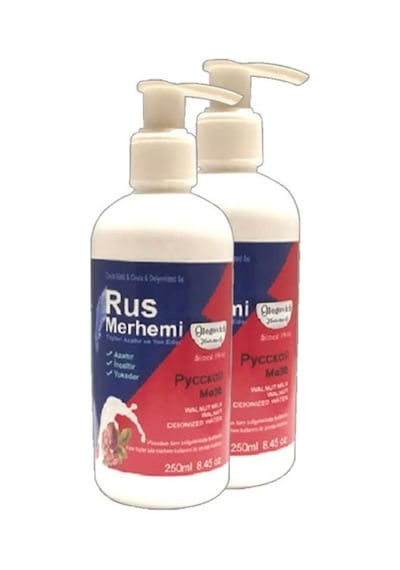 Glegnd Tüylere Krem2 Adet X 250 Ml Ceviz Sütlü & Cevizli Russ Merhemi
