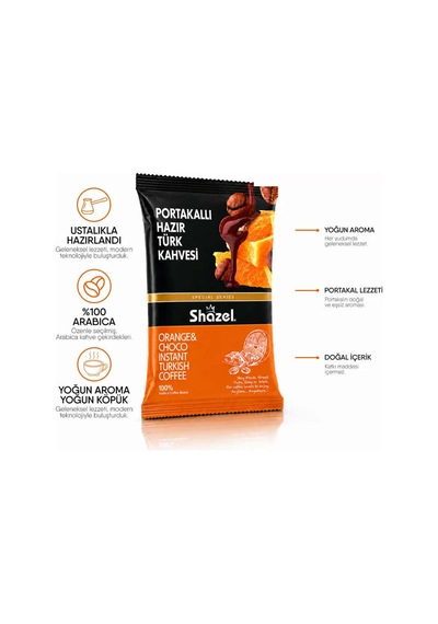 Portakallı Hazır Türk Kahvesi 100 Gr X 6 Adet Aromalı Diğer Portakallı Hazır Türk Kahvesi 100 Gr X 6 Adet Aromalı Diğer