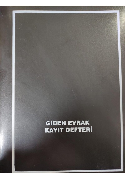 Giden Evrak Kayıt Defteri - Gülpaş Yayınları