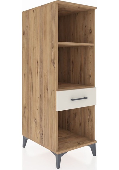 Kronos Dolap 2 Raflı Tek Çekmeceli 44x59x134 Çam-aytaşı Çam