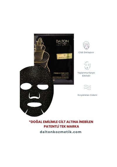 Tüm Ciltler Için Havyar / Kolajen /altın Tozu Içeren Anti Aging Etkili Face Care Kağıt Maske - 129096689