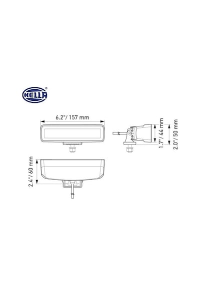 HELLA 10V-30V LED BAR OFF-ROAD 30W 5700K 2000 LÜMEN (GENİŞ AÇI) (