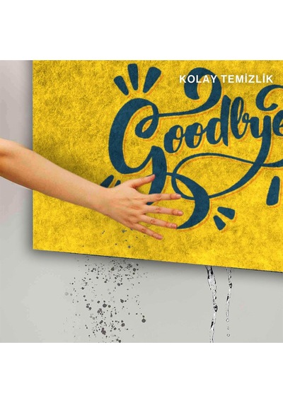Dekoratif Kapı Önü Paspası - Kaymaz Taban 83 Çok Renkli