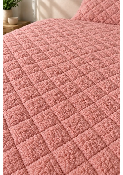 Cloud Soft Çift Taraflı Mikrofiber Peluş Çift Kişilik Yatak Örtüsü 200x220 Cm Turuncu