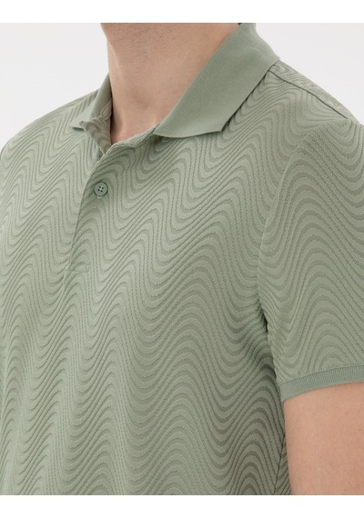 Pierre Cardin Erkek Çağla Tişört 50310233-vr016 Çağla