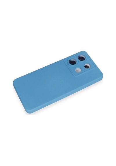 Herşeytrend Xiaomi Redmi Note 13 Pro 5g Kılıf Nano İçi Kadife Silikon - Mavi Çok Renkli