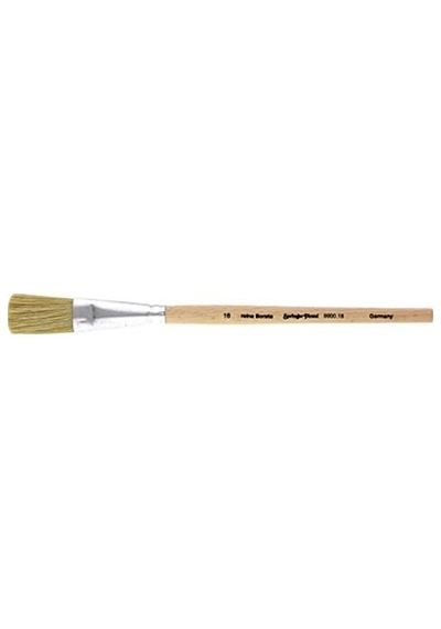 Parlak Saçlı Evrensel Fırça, Oval, Boyut 16