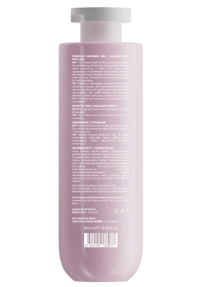 The Ceel Ceelux Duş Jeli Firming Sıkılaştırıcı 400 Ml Aromaterapik Yağ
