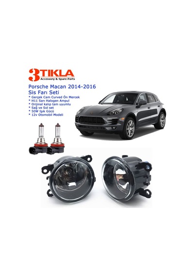 Porsche Macan 2014-2016 Sis Farı Set Oem: 8200074008