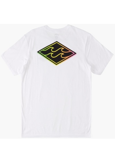 Billabong Abyzt01697-Wht Crayon Wave Ss Erkek T-Shirt 001