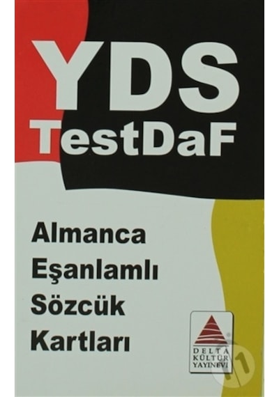 YDS Almanca Eş Anlamlı Sözcük Kartları- Delta Kültür