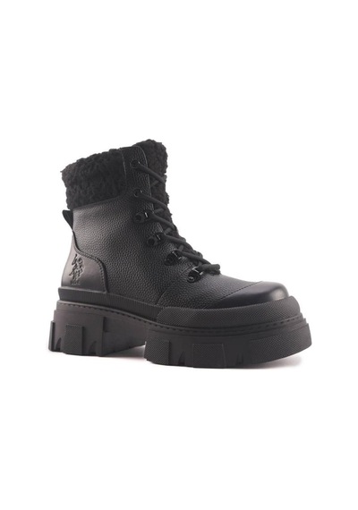 U.s. Polo Assn. Ally 4pr 101914215 Kadın Bot Siyah 36-40 Siyah