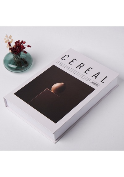 Kitap Görünümlü Dekoratif Kutu Cereal Vazo, İskandinav Tarzı Kitap Şeklinde Saklama Kutusu