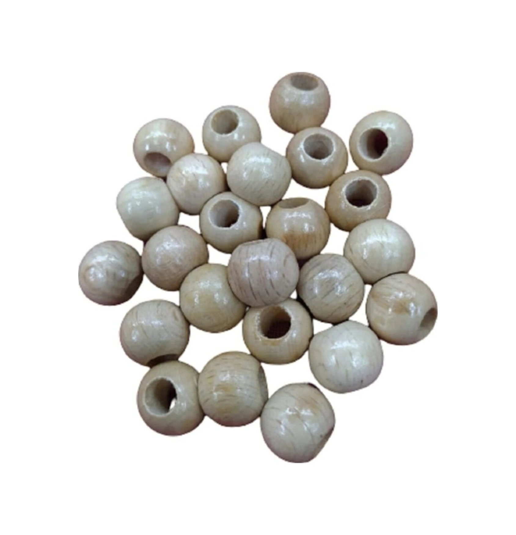 1 Kg. 10 Mm Cilalı Ahşap Boncuk Ort 2500 - 3000 Adet