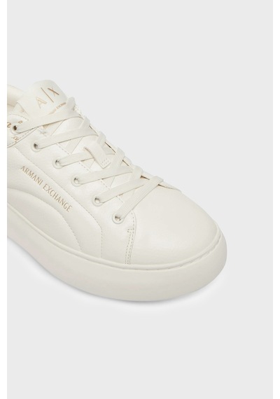 Armani Exchange Logolu Sneaker Ayakkabı Kadın Ayakkabı Xw003064 Af17570 Mz128 Beyaz-gold