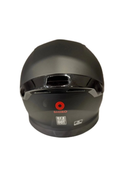 Shiro Katana Sv Joker Kapalı Kask Mat Siyah