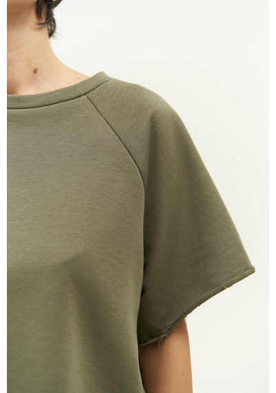 Mai Collection Mai Studios Co. Vero Soft Haki Crop Eşofman Takım Haki Mai Collection Mai Studios Co. Vero Soft Haki Crop Eşofman Takım Haki