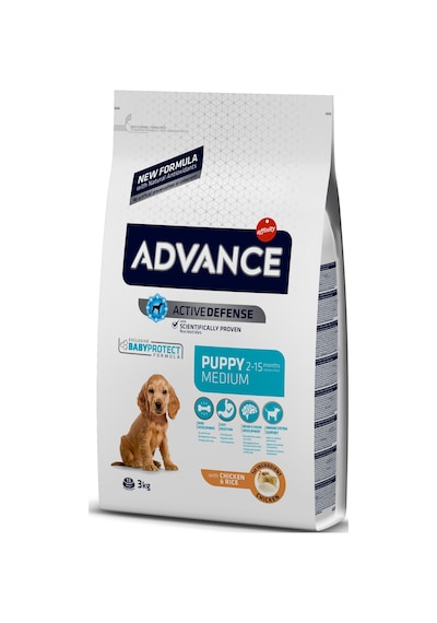 Advance Puppy Tavuklu ve Pirinçli Orta Irk Yavru Köpek Maması 3 KG