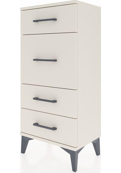 Arges Komodin 4 Çekmeceli 44x30x96 Aytaşı-aytaşı Aytaşı