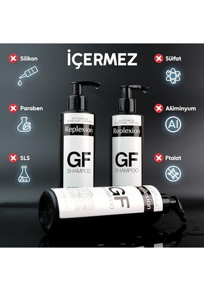 Shampoo 250ml X 3 750ml Saç Kalınlaştırıcı Anti-hair Loss