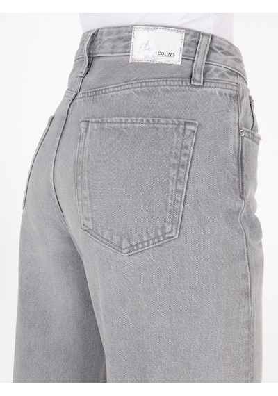 Colins 970 Berry Normal Kesim Gri Kadın Pantolon Cl1072703 Denim