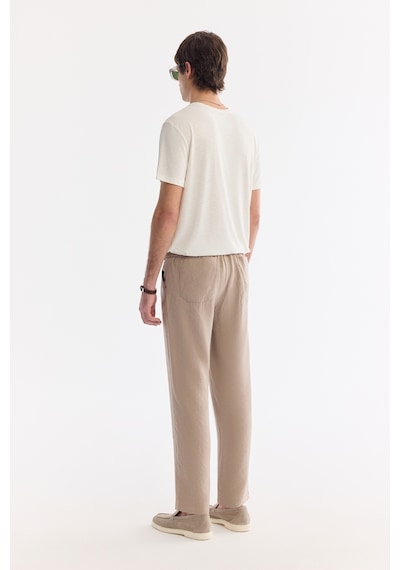 Avva Erkek Bej Beli Lastikli Nefes Alan Modal Karışımlı Soft Touch Relaxed Fit Jogger Pantolon A61y3031 Avva Erkek Bej Beli Lastikli Nefes Alan Modal Karışımlı Soft Touch Relaxed Fit Jogger Pantolon A61y3031