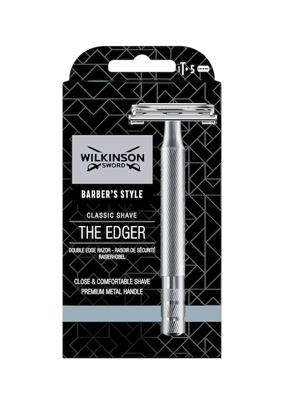 Wilkinson Sword - The Edger Tıraş Makinesi - 1 Saplı Ve 5 Şarj Bıçaklı Paket