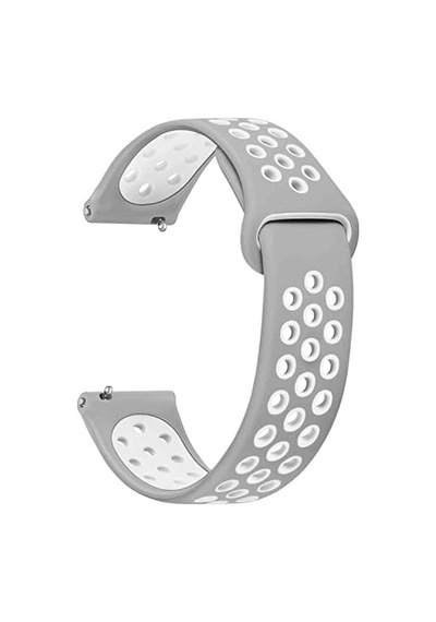 Xiaomi Watch 5 İçin Rainbow Gently Band Kordon Gri Beyaz Watch 5 İle Uyumlu Kordon - Gri - Beyaz Çok Renkli