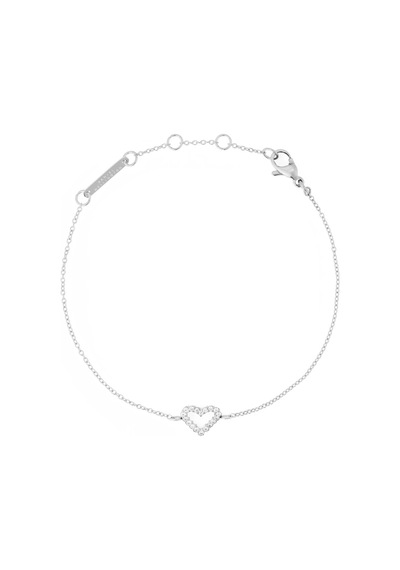Mirelle Heart Bracelet Silver Silver