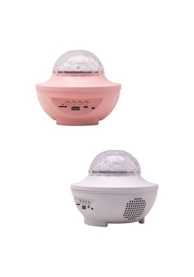 Astraltech Dönen Işıklı Disko Topu Projektör Müzik Çalarlı Disco Speaker Çok Renkli