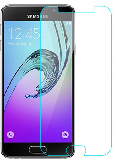 Samsung Uyumlu Galaxy A5 2016(A510) Arka Kapak Silikon Kılıf + Temperli Cam Ekran Koruyucu