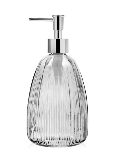 Design Star Cam Sıvı Sabunluk - Füme Çok Renkli
