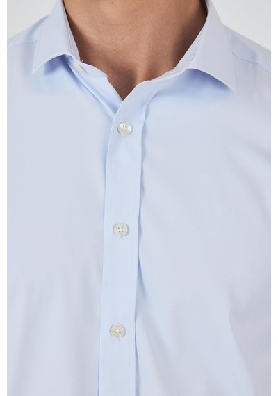 İmza Koyu Mavi Yarım İtalyan Yaka Cepsiz Gabardin Uzun Kol Slim Fit Esnek Gömlek 1004250235 Koyu Mavi İmza Koyu Mavi Yarım İtalyan Yaka Cepsiz Gabardin Uzun Kol Slim Fit Esnek Gömlek 1004250235 Koyu Mavi