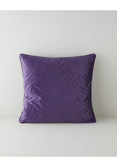 English Home Spiral Kırlent 45x45 Cm Mor Mor
