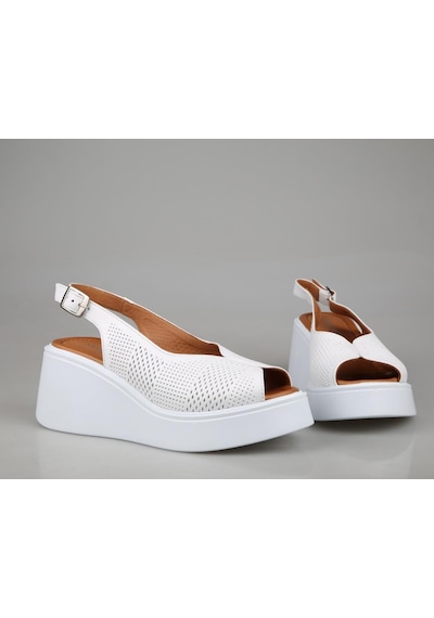 Pierre Cardin Pc-54587 Beyaz Kadın Topuklu Ayakkabı Beyaz