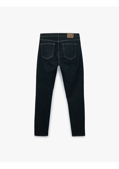 Koton Normal Bel Cepli Skinny Fit Pamuklu Jean Pantolon - Skinny Jeans Green Cast 7wam40232nd Yeşil