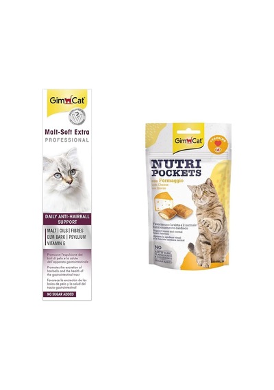 Gimcat Malt Soft Kediler İçin Tamamlayıcı Mama, Zengin Protein 20 G & Nutripockets Kedi Ödülü Peynir Taurin, 60 G 103 Ivory Gimcat Malt Soft Kediler İçin Tamamlayıcı Mama, Zengin Protein 20 G & Nutripockets Kedi Ödülü Peynir Taurin, 60 G 103 Ivory