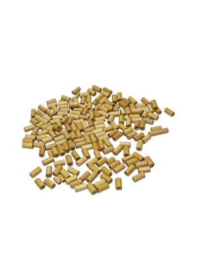 15 Mm Silindir Ham Rengi 15x8 Mm Ahşap Boncuk 35 Gr 90 Adet